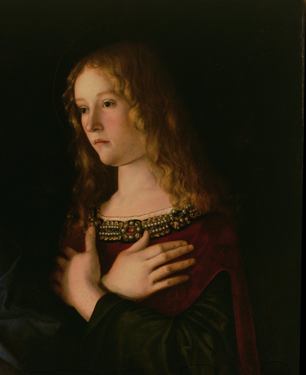 Mary Magdalene (detail) by Giovanni Bellini