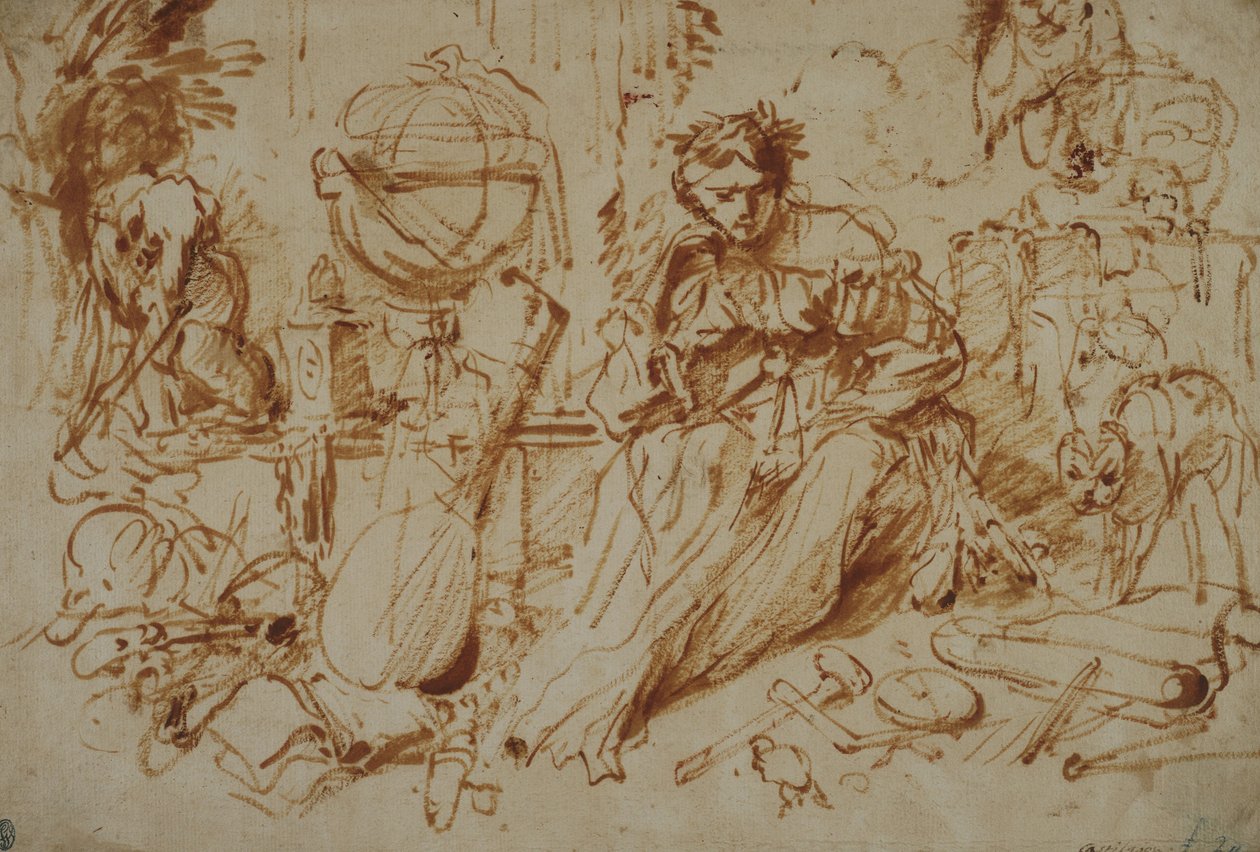 Melancholia by Giovanni Benedetto Castiglione