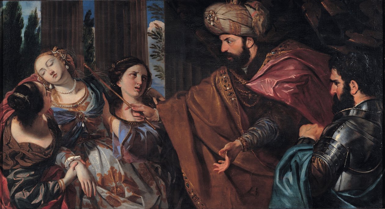 Esther before Ahasuerus by Giovanni Battista Bonacina