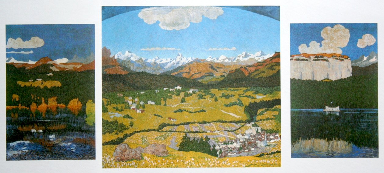 The Flims Panorama by Giovanni Giacometti