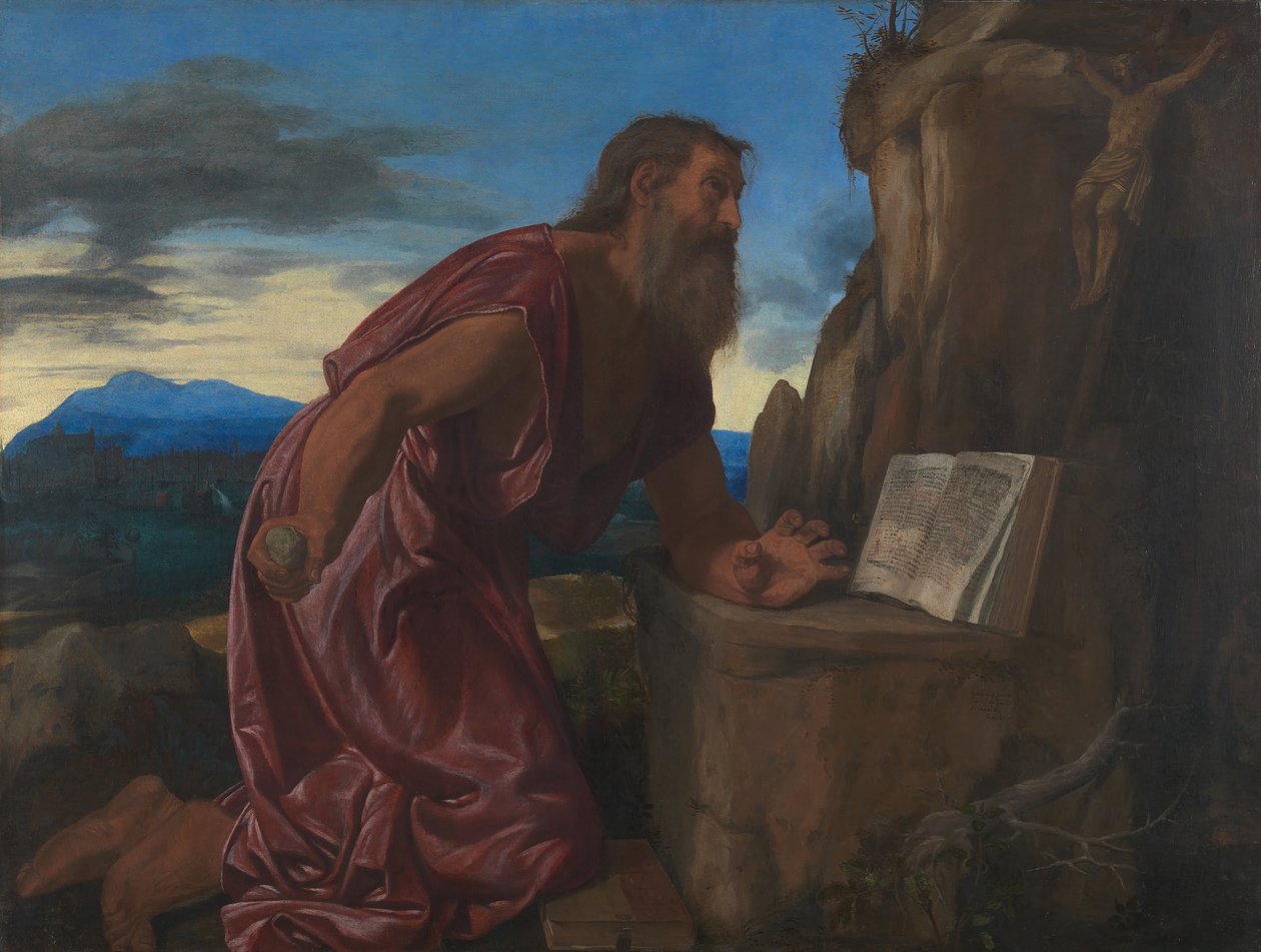 Saint Jerome by Giovanni Girolamo Savoldo