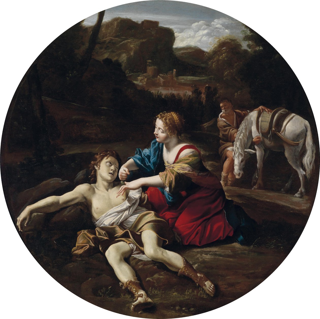 Angelica Tends to Medoro by Giovanni Lanfranco