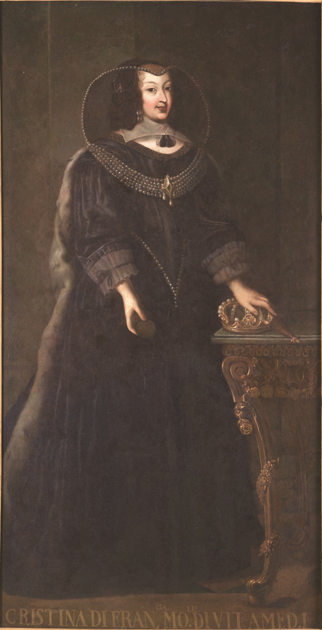 Portrait of Christina of France by Giovanni Panealbo or Panalbo
