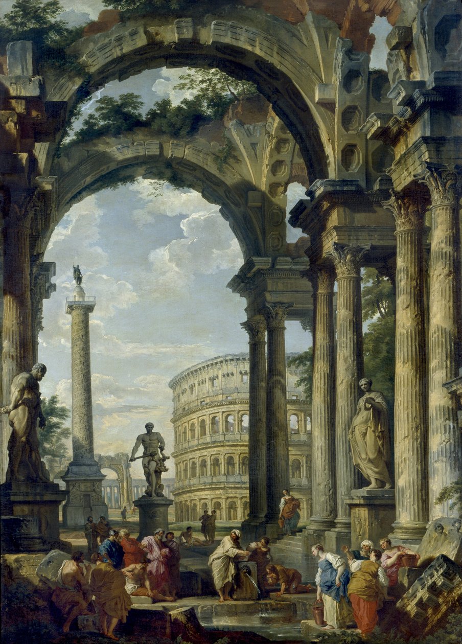 Roman Capriccio by Giovanni Paolo Pannini