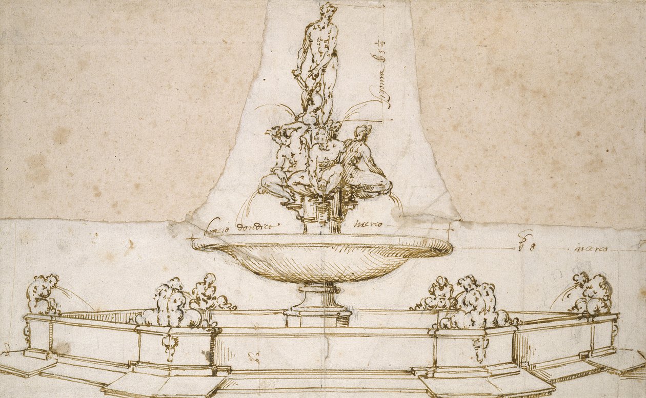 Design for a Fountain by Giovanni da Bologna
