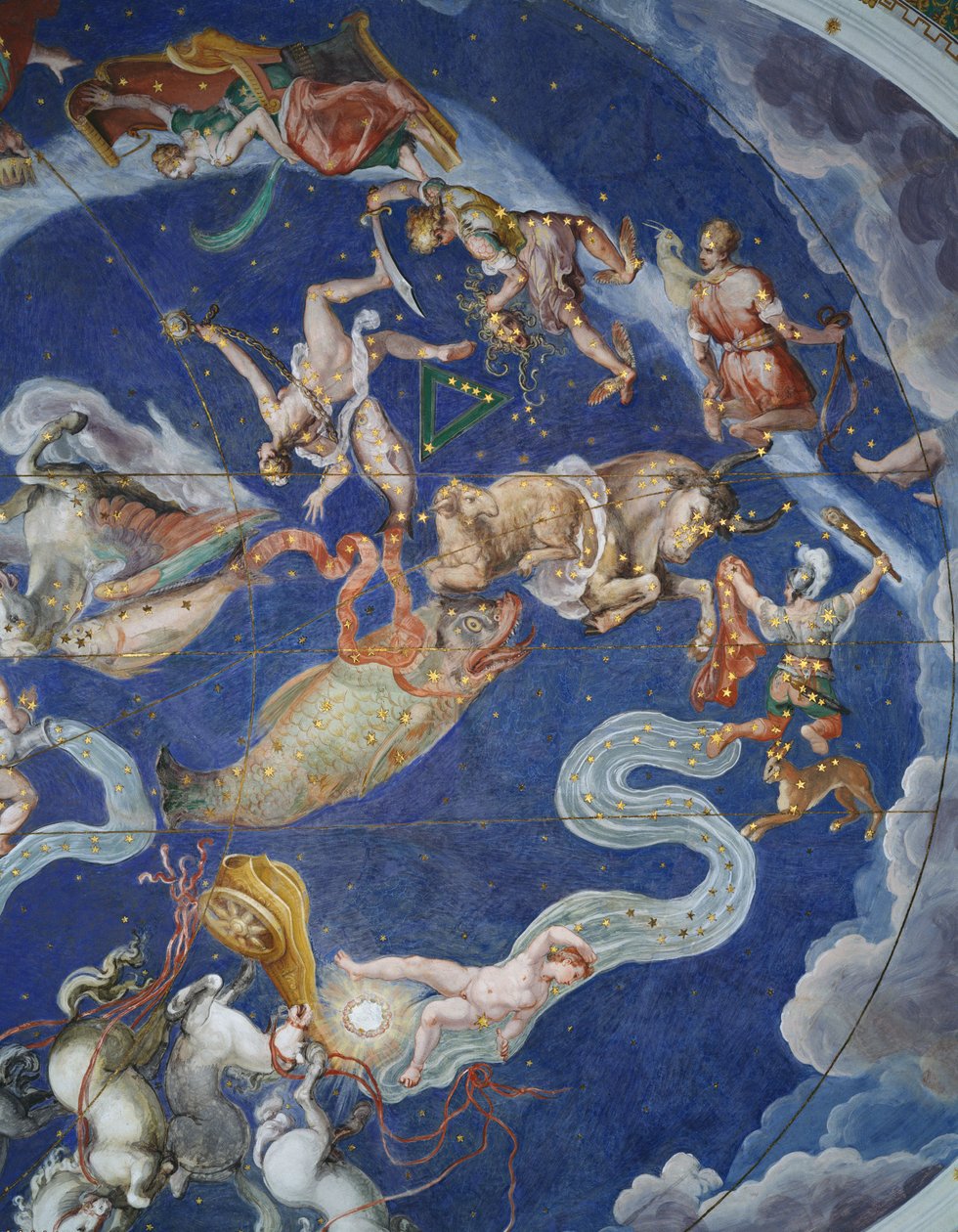 Astrological Ceiling, in the Sala del Mappamondo by Giovanni de Vecchi