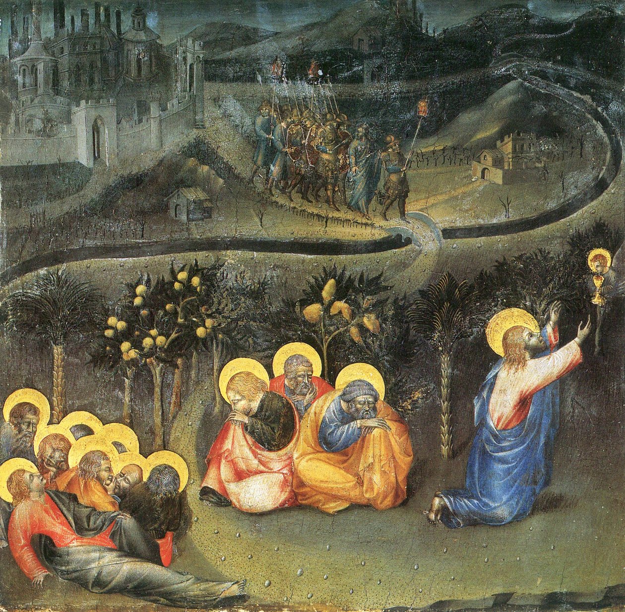 Christ in the Garden of Gethsemane by Giovanni di Paolo