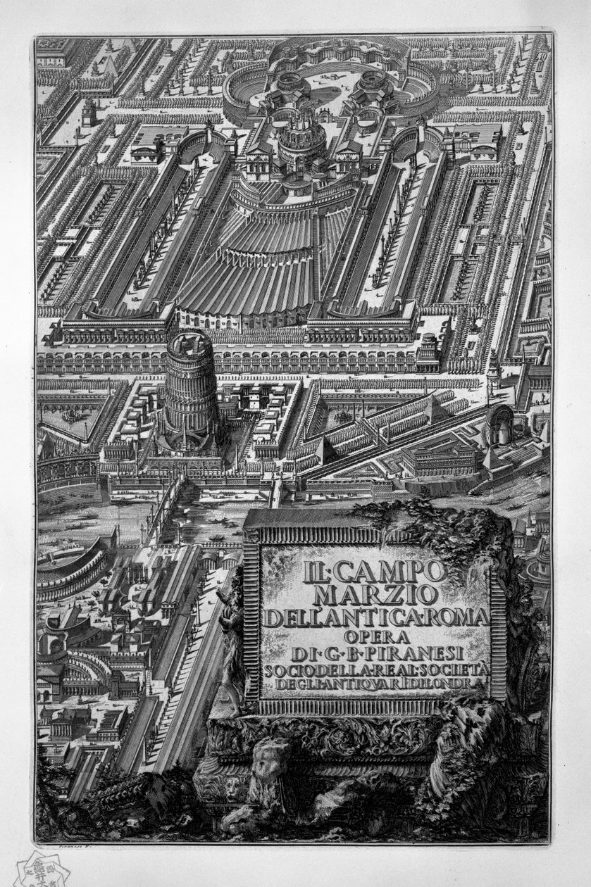 Campo Marzio by Giovanni Battista Piranesi