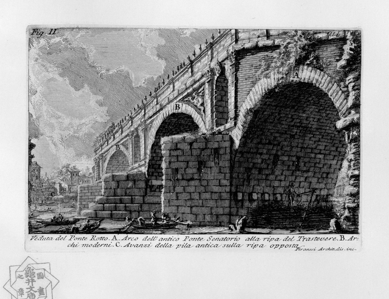 Ponte Rotto by Giovanni Battista Piranesi