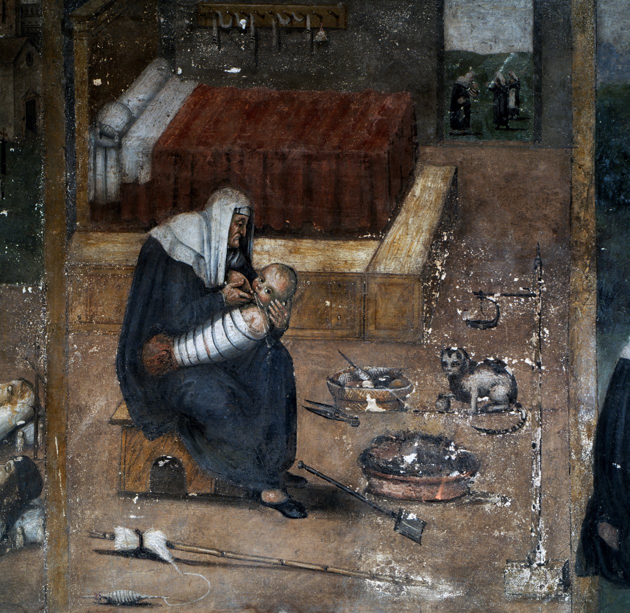 Stories of Mona Tancia (detail) by Giovanni  Mannozzi