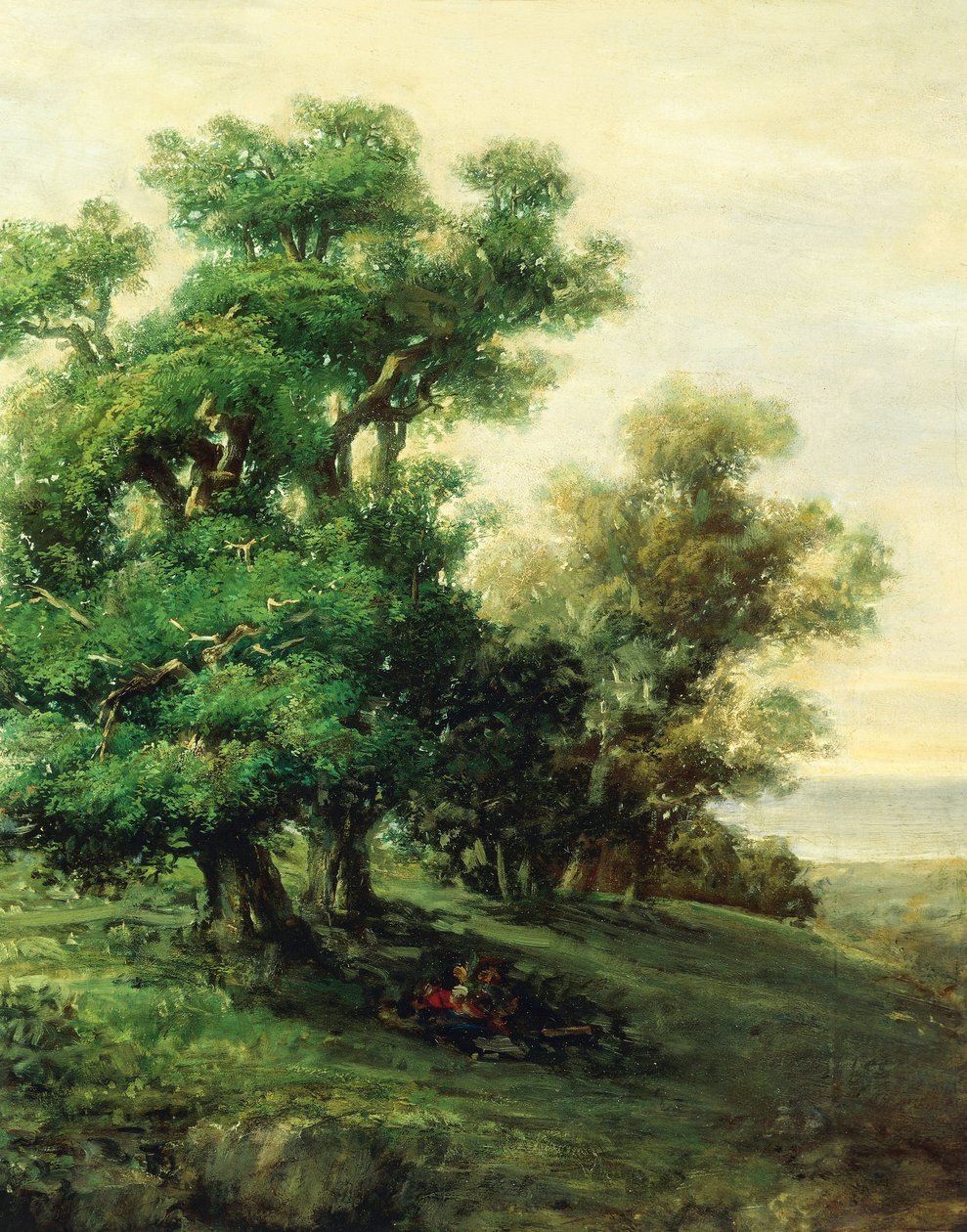 Landscape (detail) by Giovanni Carnovali