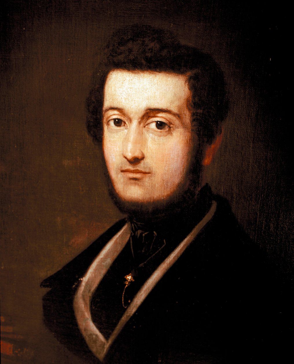 Portrait of the Patriot and Musician Piero Maroncelli by Giovanni Carnovali