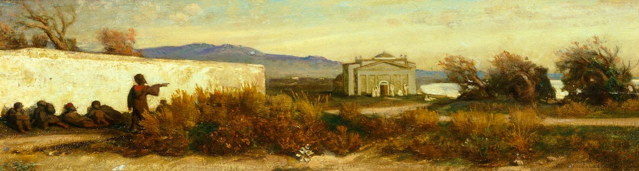 Turks Near a Temple, by Giovanni, known as Nino Costa by Giovanni Costa
