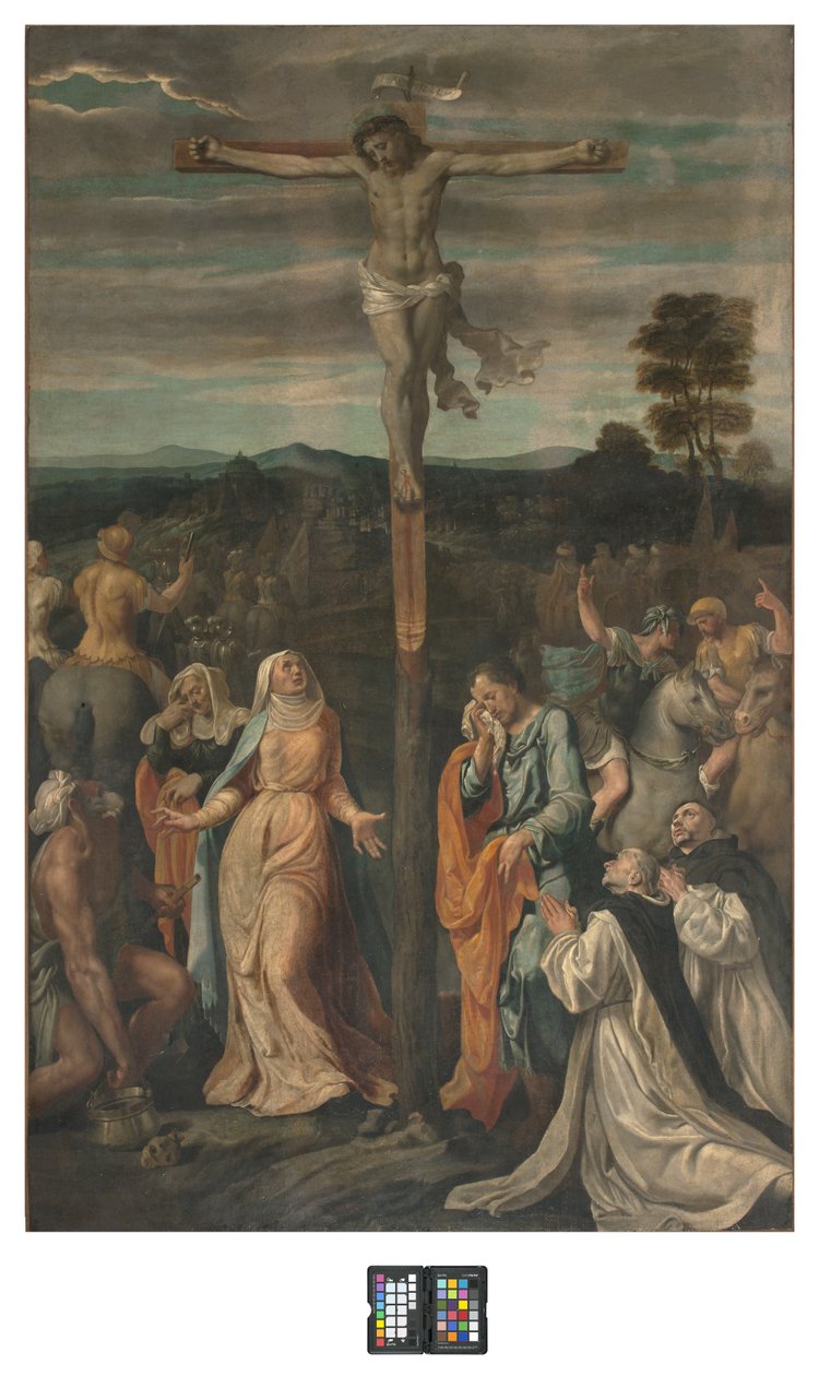 Crucifixion by Giovanni (fl.1537 d.c.1570) Fratino