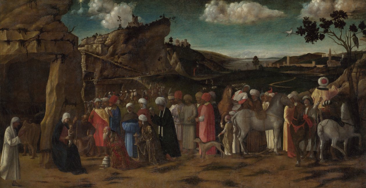 The Adoration of the Kings, c.1475-80 by Giovanni (workshop of) Bellini