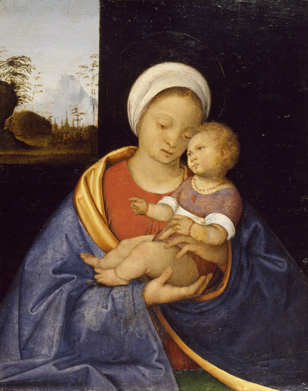 Madonna and Child, 1510-15 by Giovanni Agostino da Lodi