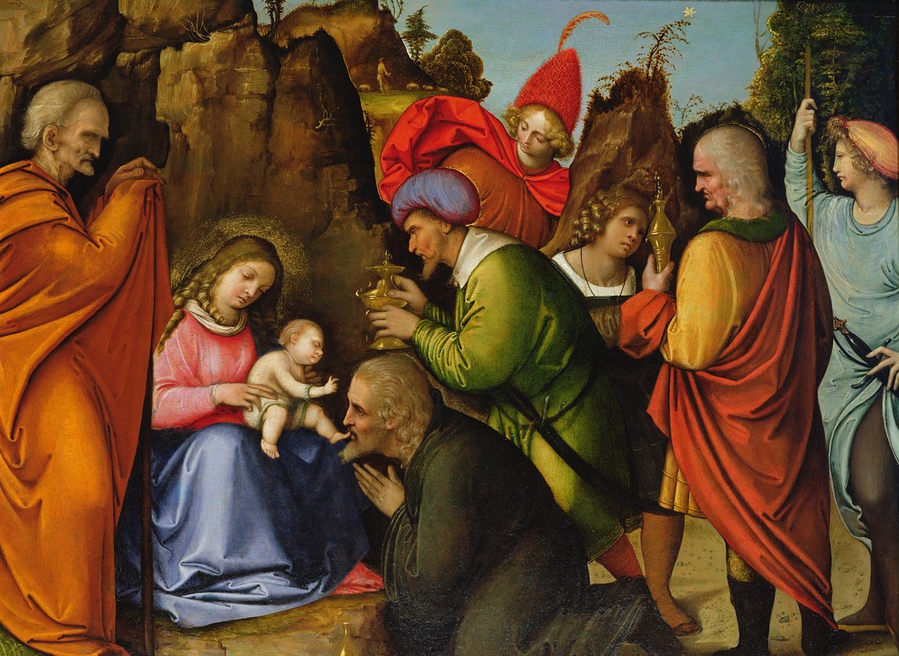 The Adoration of the Magi by Giovanni Agostino da Lodi