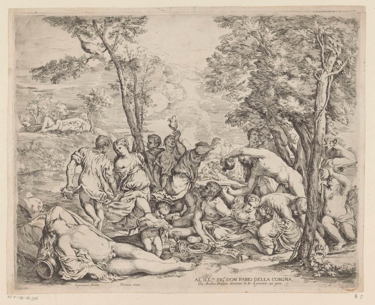 Bacchanal on Andros by Giovanni Andrea Podesta
