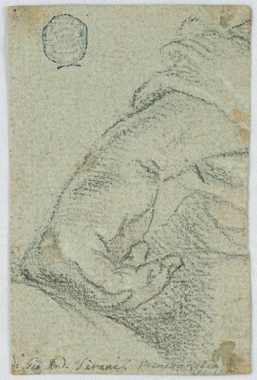Study: A Left Hand in a Leaning Position, ca. 1650 by Giovanni Andrea Sirani
