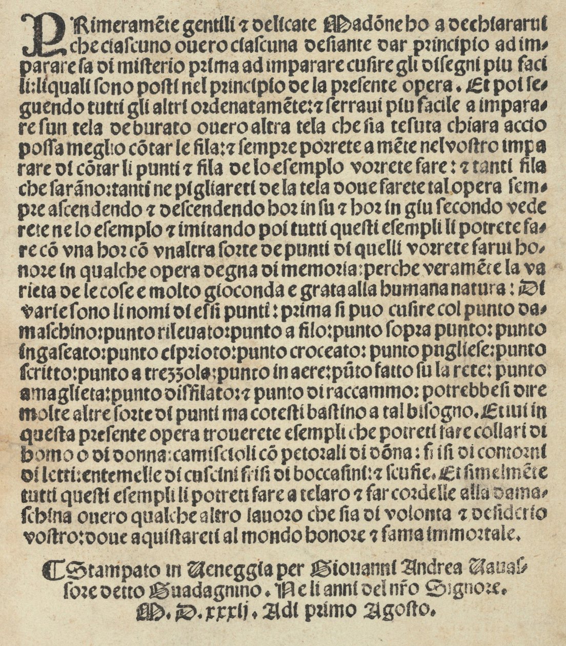 Esemplario di Lauori, Page 14 Verso by Giovanni Andrea Vavassore