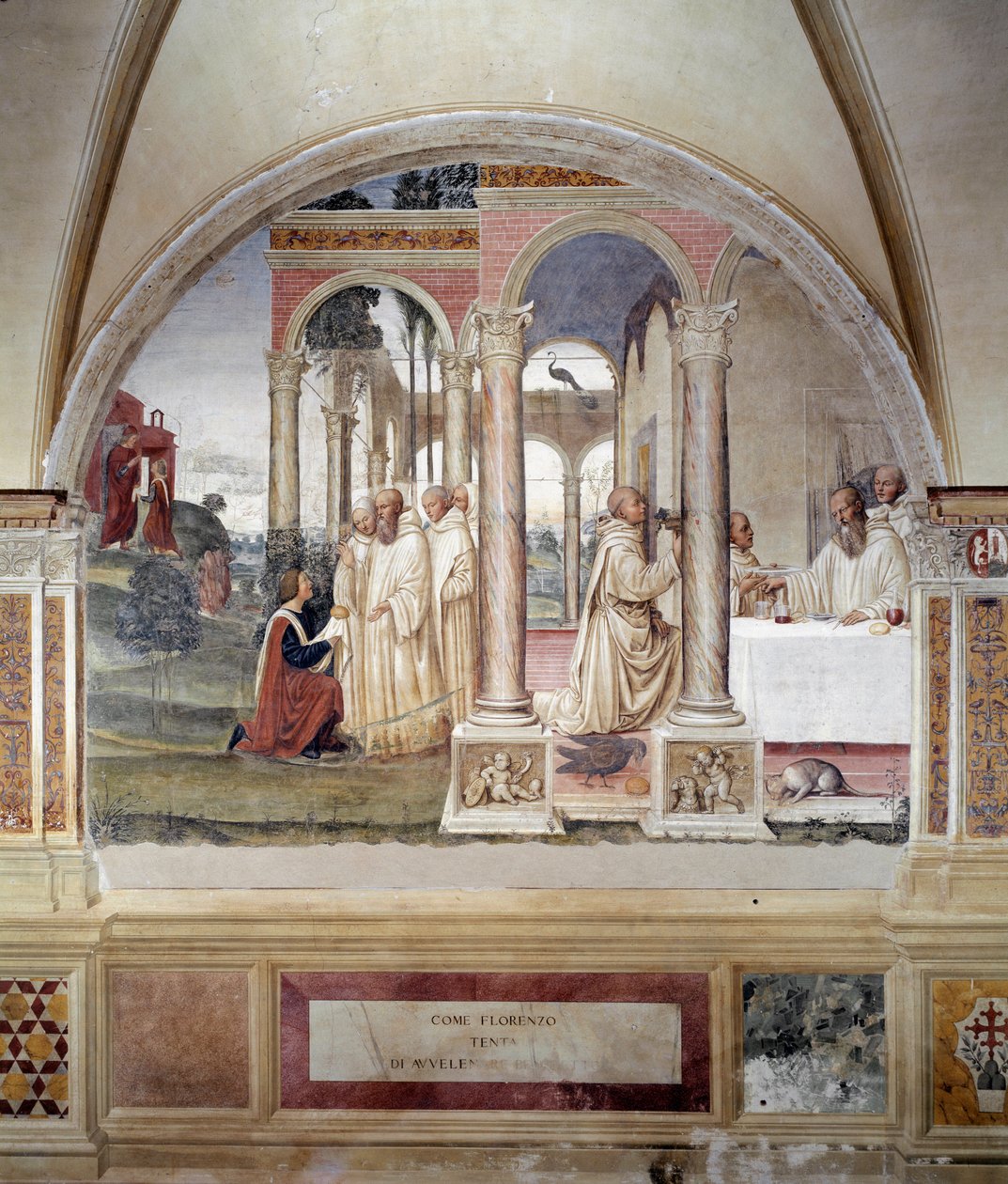 How Fiorenzo Tries to Poison St. Benedict by Giovanni Antonio Bazzi Sodoma