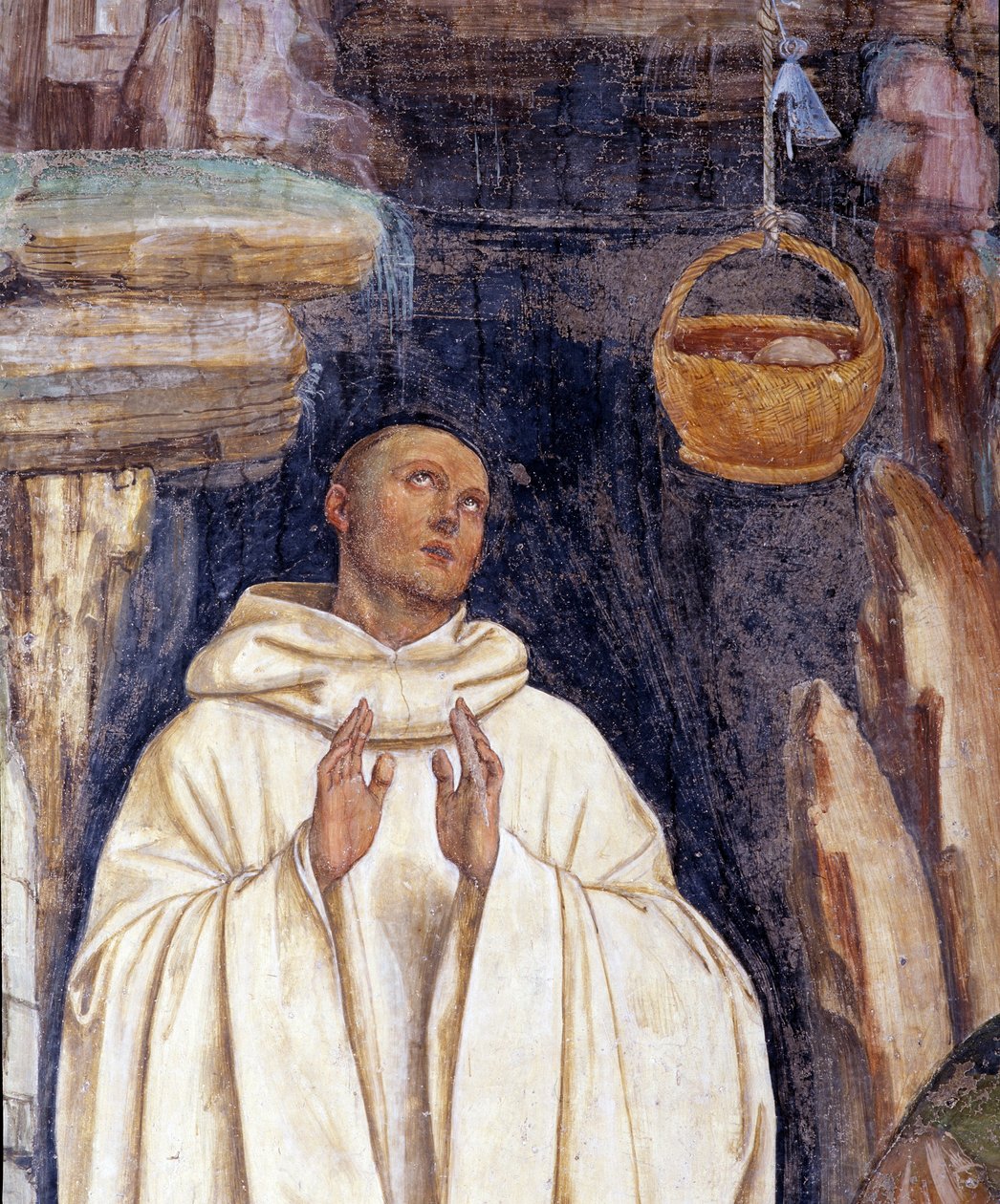 The devil broke the bell of St. Benedict