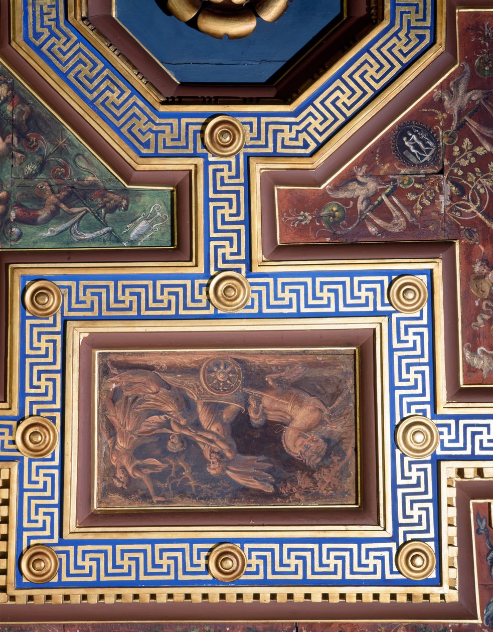 The Hall of the Marriage of Alexander the Great and Roxanne (detail) by Giovanni Antonio Bazzi Sodoma