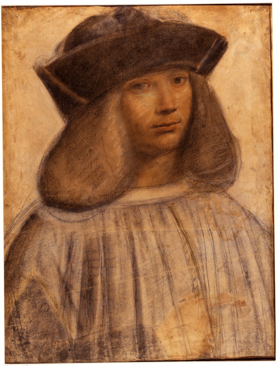 Portrait of Francesco Melzi, Italian Painter, Pupil and Companion of Leonardo da Vinci by Giovanni Antonio Boltraffio