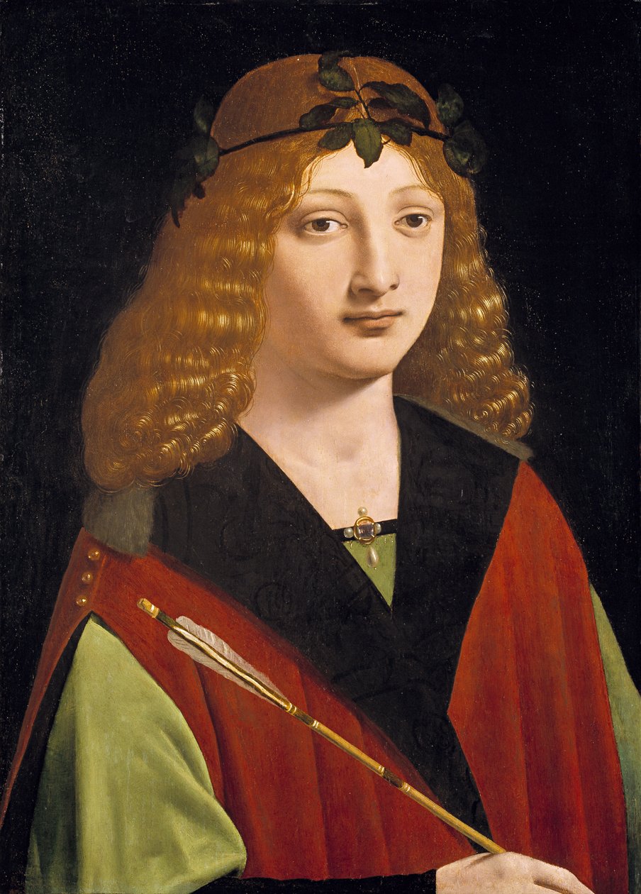 Portrait of a Youth Holding an Arrow, c.1500-10 by Giovanni Antonio Boltraffio
