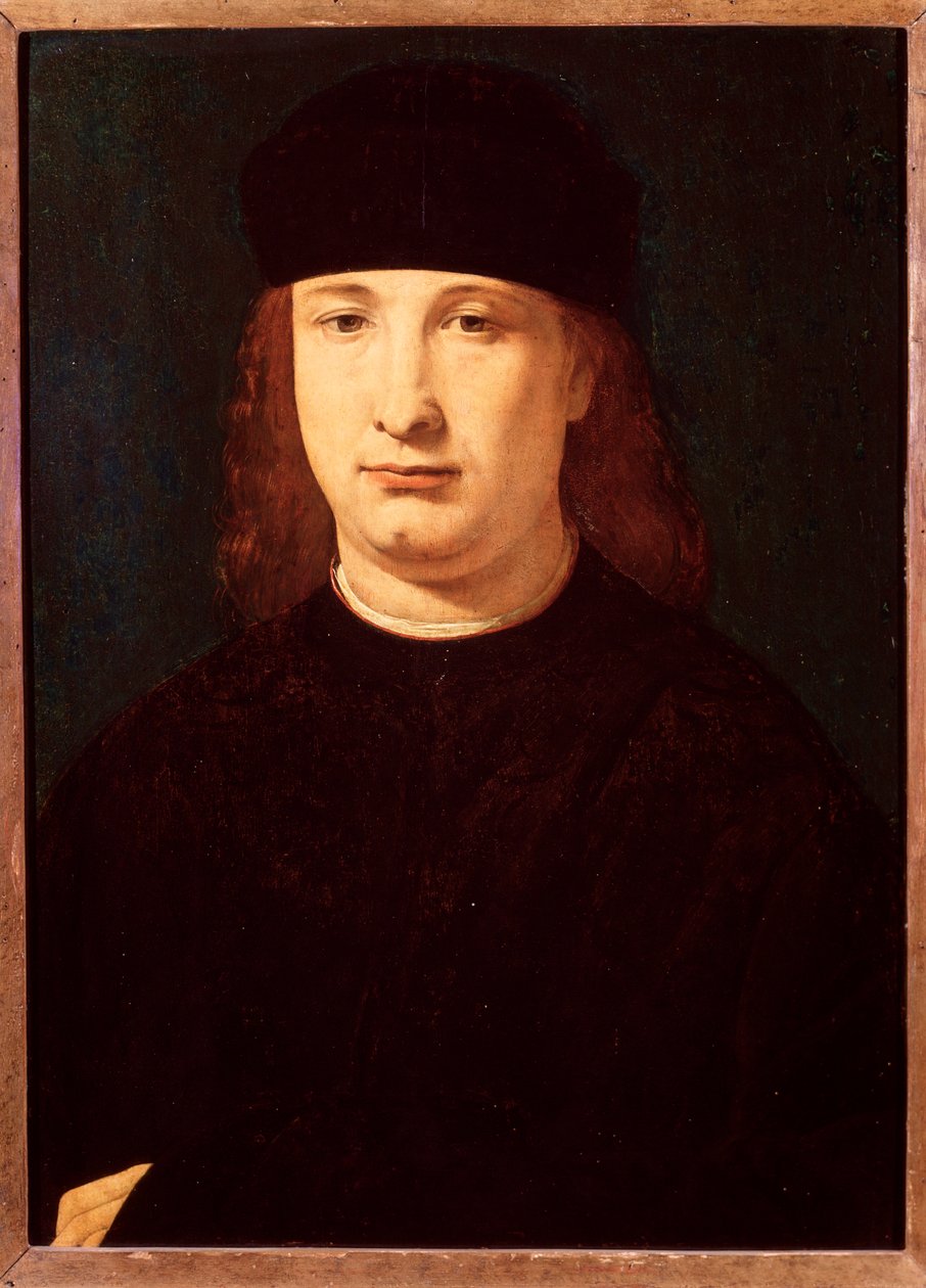 Portrait of the Italian Poet Girolamo Casio by Giovanni Antonio Boltraffio