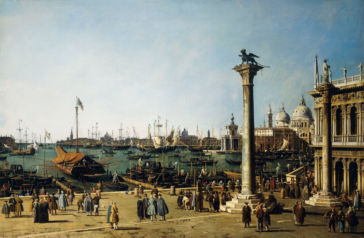 The Bacino di S. Marco, Venice, from the Piazzetta by Giovanni Antonio Canal