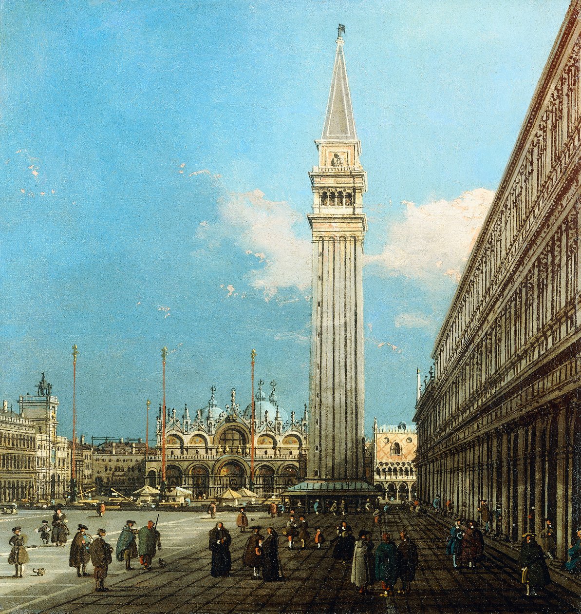 The Piazzetta, Venice, with the Bacino di S. Marco and the Isola di S. Giorgio Magiore by Giovanni Antonio Canal