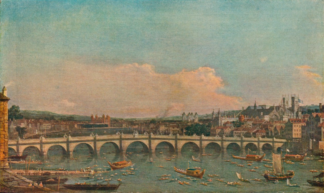 Westminster Bridge by Giovanni Antonio Canal