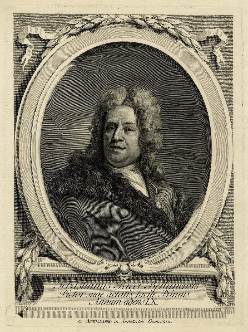 Sebastianus Ricci Bellunensis (circa 1720-1770) by Giovanni Antonio Faldoni