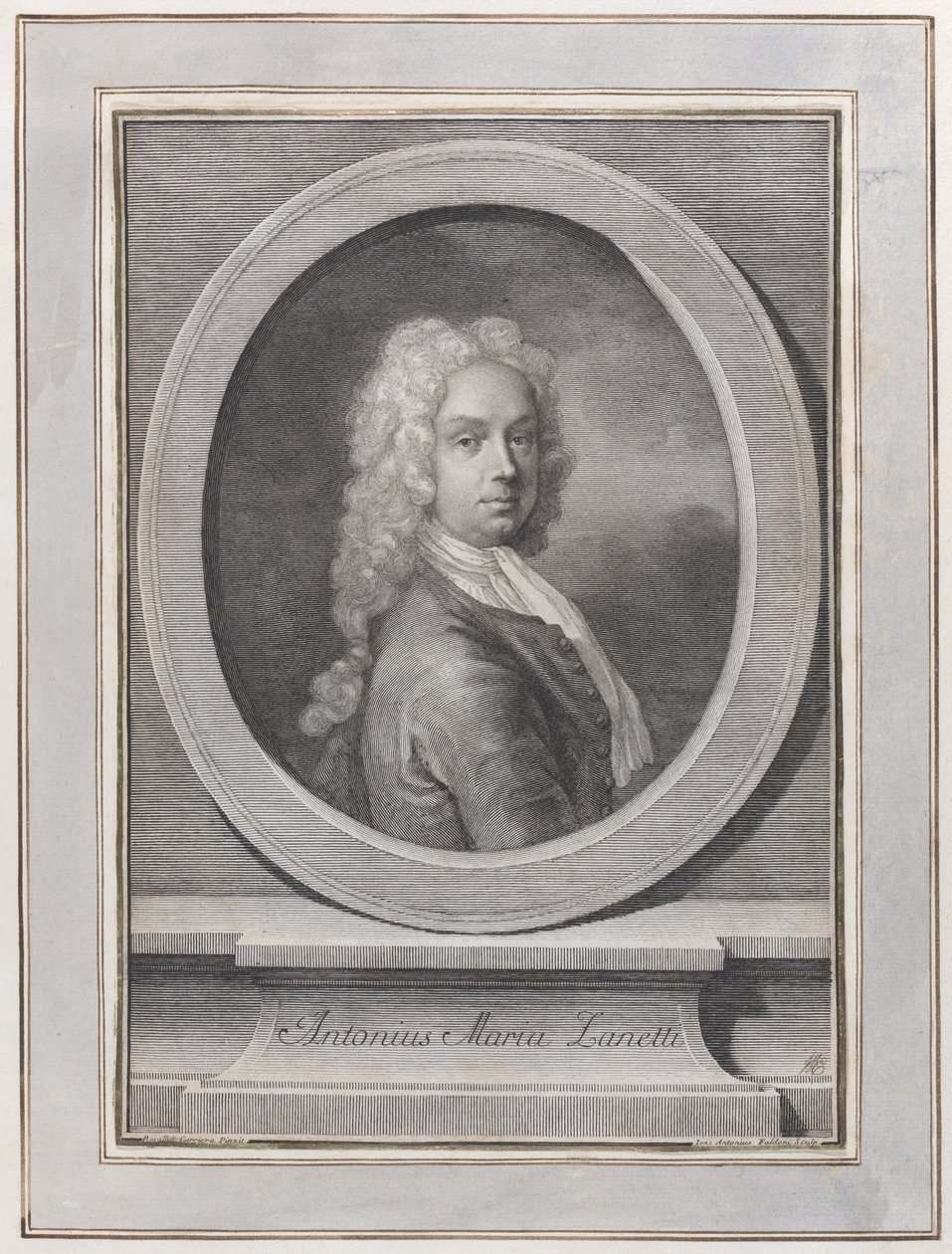Portrait of Anton Maria Zanetti the Elder, ca. 1725 by Giovanni Antonio Faldoni