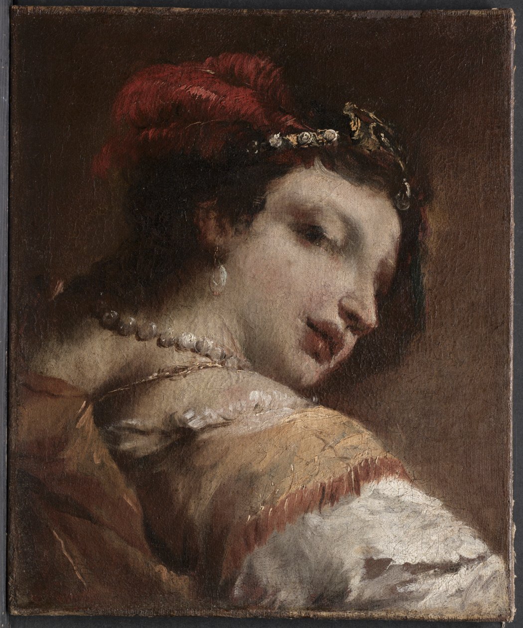 Head of a Woman, c.1739 by Giovanni Antonio Guardi