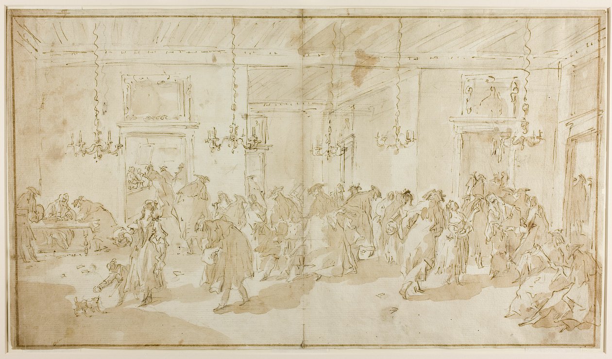 Il Ridotto by Giovanni Antonio Guardi