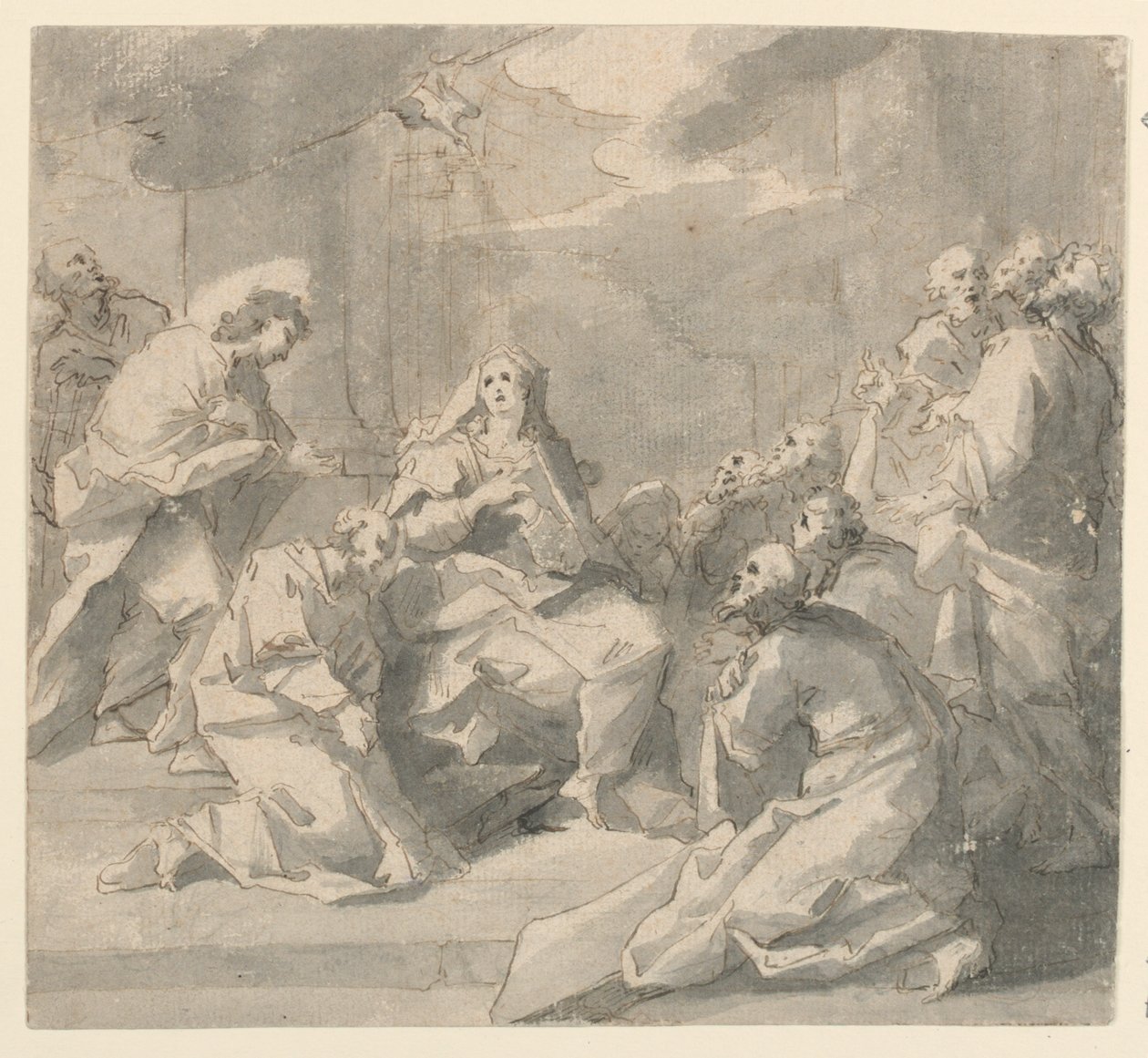 Pentecost by Giovanni Antonio Pellegrini