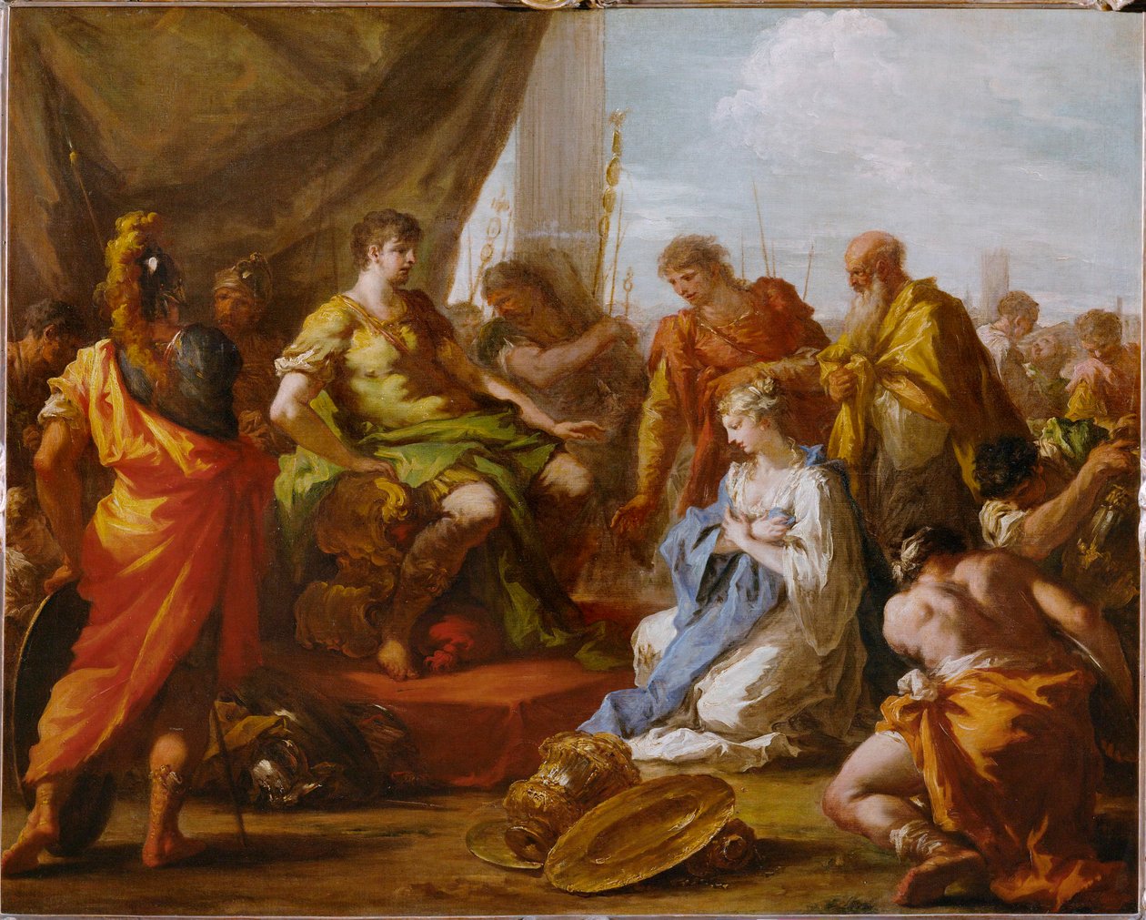 The Continence of Scipio by Giovanni Antonio Pellegrini