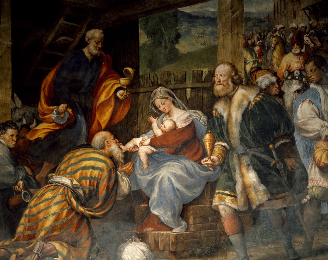 Adoration of the Magi by Giovanni Antonio Pordenone