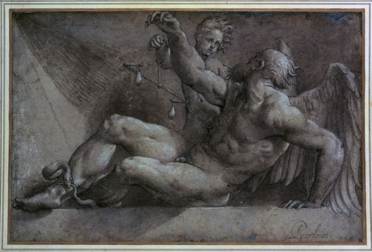 Allegory of Time by Giovanni Antonio Pordenone