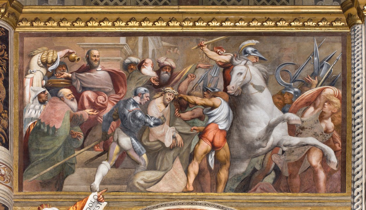 Central Nave, Third Span South, Climb to Calvary, Il Pordenone by Giovanni Antonio Pordenone