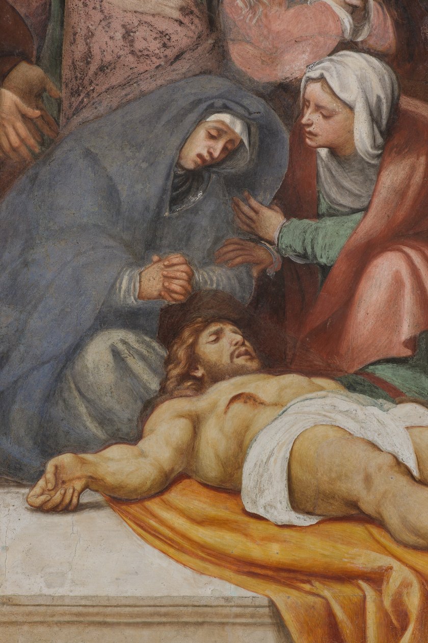 Counterfaccata, IL Pordenone, Deposition 1522 (detail) by Giovanni Antonio Pordenone