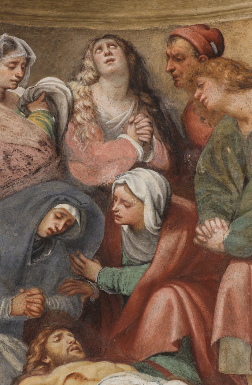 Counterfaccata, IL Pordenone, Deposition 1522 (detail) by Giovanni Antonio Pordenone