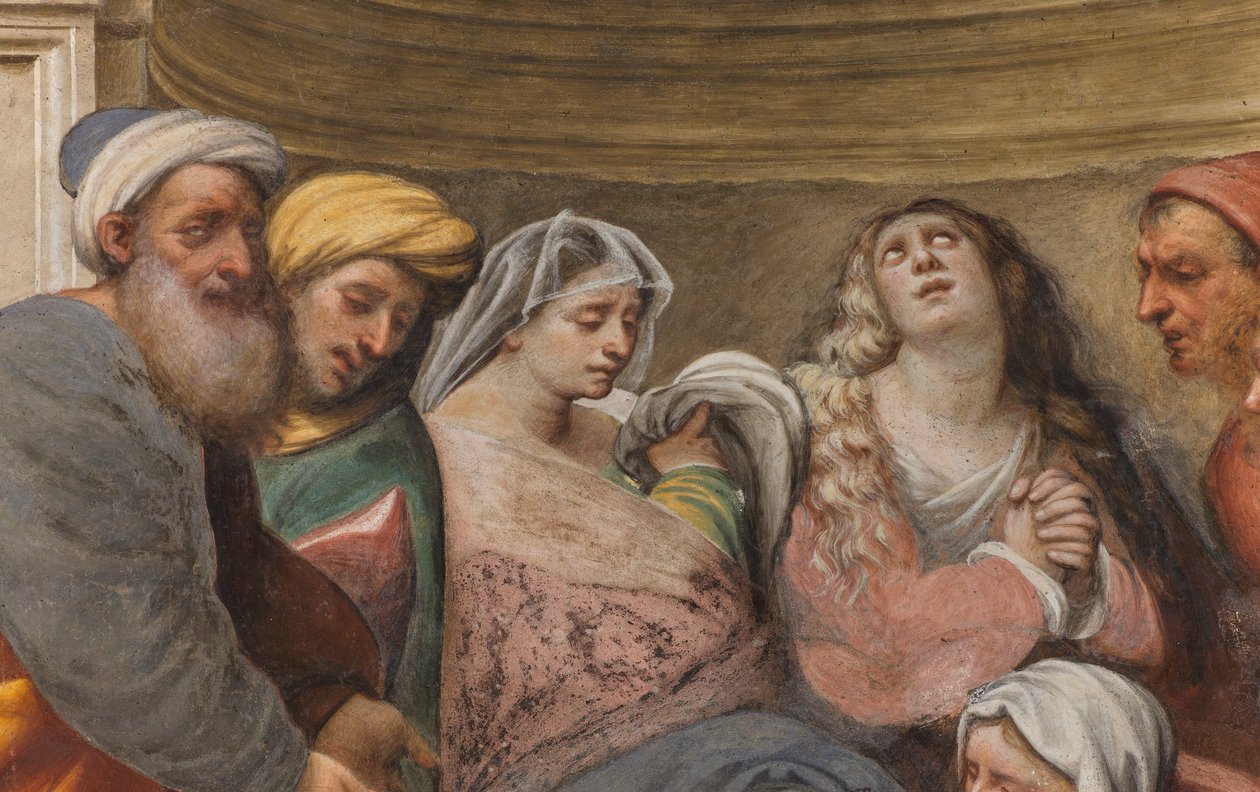 Counterfaccata, IL Pordenone, Deposition 1522 (detail) by Giovanni Antonio Pordenone
