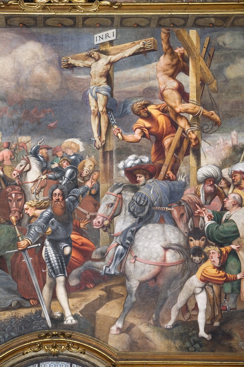 Crucifixion (detail) by Giovanni Antonio Pordenone