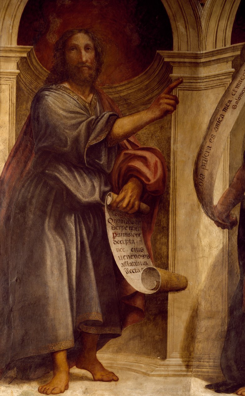 Isaiah (detail) by Giovanni Antonio Pordenone