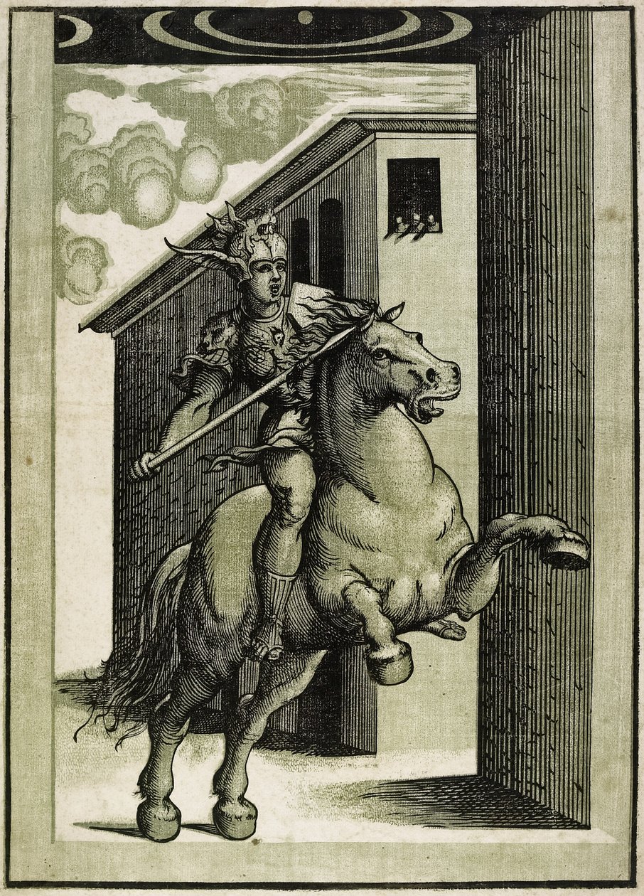 Marcus Curtius, c.1540 by Giovanni Antonio Pordenone
