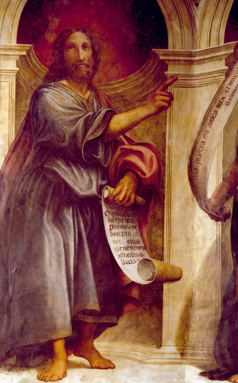 The Prophet Isaiah (detail) by Giovanni Antonio Pordenone