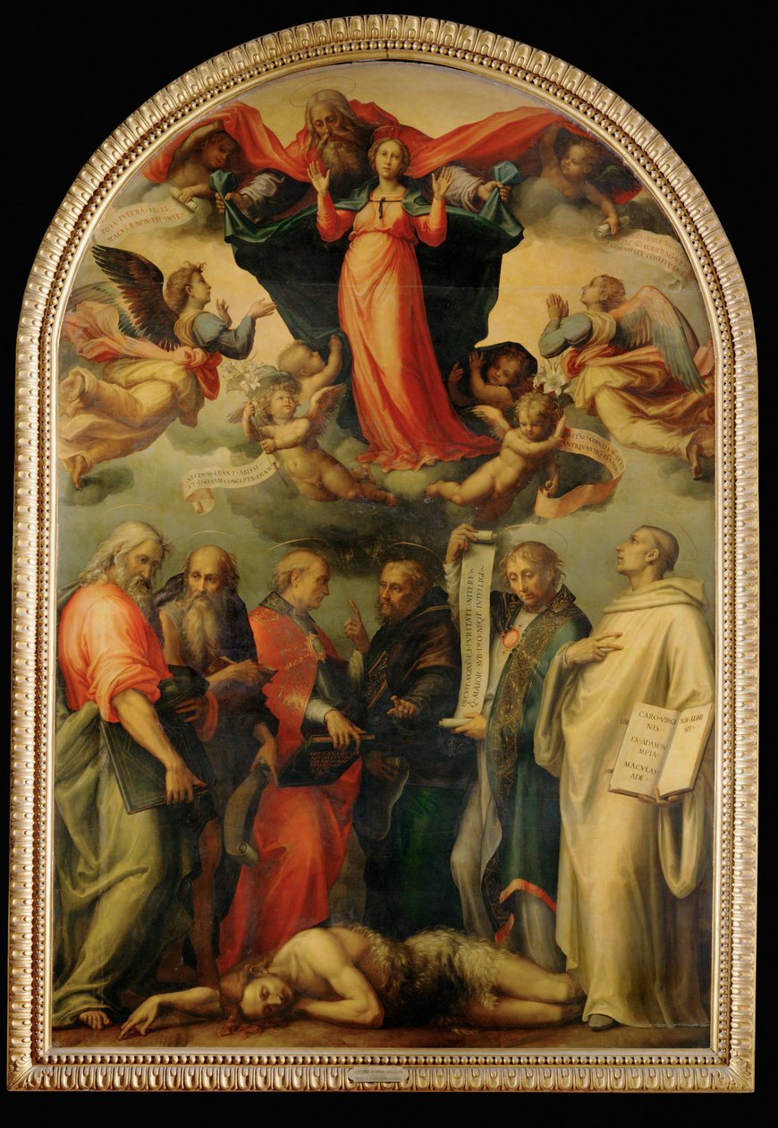 The Disputation of the Doctors About the Immaculate Conception, c.1530 by Giovanni Antonio Sogliani